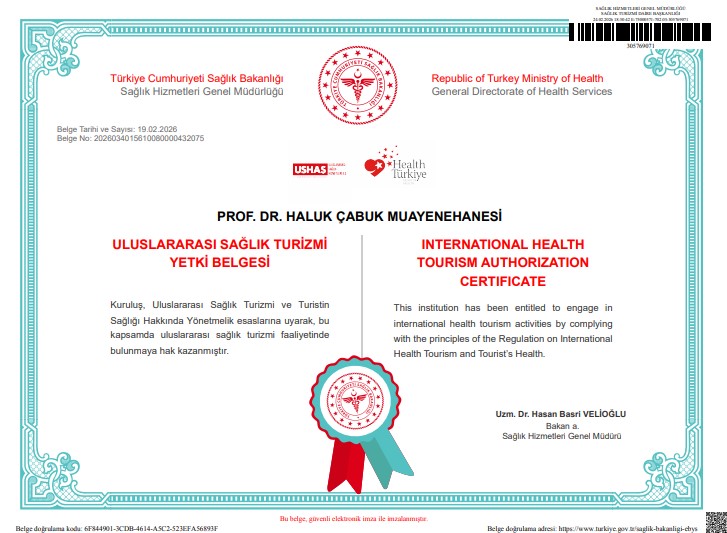 International Health Tourism Authorization Certificate